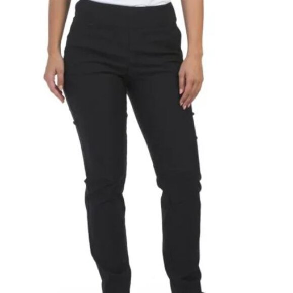 NWT SWING CONTROL Black Slim Basic Core High-Rise Pull on Pants Size 2 - Picture 1 of 12